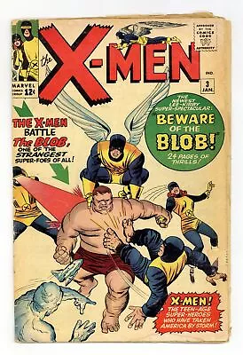 Buy Uncanny X-Men #3 GD- 1.8 1964 1st App. Blob • 326.61£