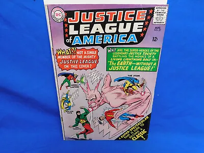 Buy Justice League Of America #37 D.C. 1965 Key 1st Mr. Terrific Appearance • 18.20£