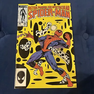 Buy Peter Parker Spectacular Spider-Man #99 (1985) 2nd App & 1st Cover Of Spot • 39.99£