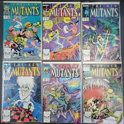 Buy (6) The New Mutants #65 - 70 Marvel Comics Lot Run 1988 66 67 68 69 • 14.26£