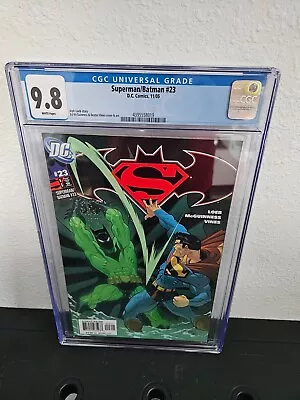 Buy Superman/Batman #23 DC 11/05 Jeph Loeb Story McGuinness Cover CGC Grade 9.8 • 6,967.71£