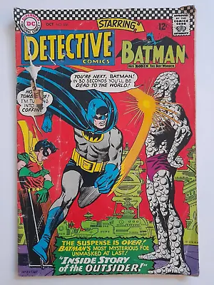 Buy Detective Comics #356 Oct 1966 Good- 1.8 1st App & Origin Of The Outsider • 4.99£