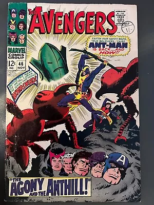 Buy AVENGERS  #46 Marvel Comics 1967 Ant-man Whirlwind • 29.95£