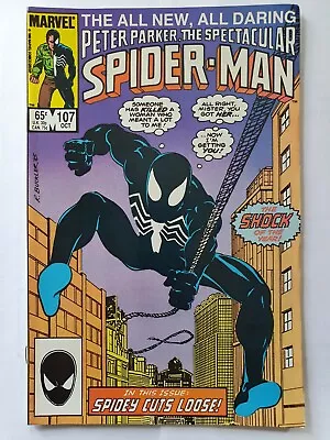 Buy SPECTACULAR SPIDER-MAN # 107 (1st Appearance Of The SIN-EATER, Oct 1985) NM- • 49.95£