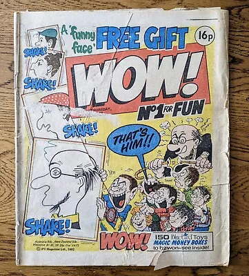 Buy WOW Comic - ISSUE NO. 1 - From 5th June 1982 • 9.99£