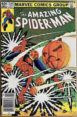 Buy The Amazing Spider-man #244 Vf Sept 1983 3rd App Hobgoblin Newsstand Romita Jnr • 19.99£