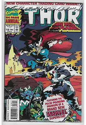 Buy Mighty Thor Annual #18 First Cameo Female Loki SEALED Polybag (1993) • 20.99£