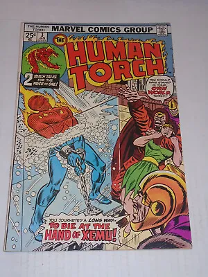 Buy HUMAN TORCH #3 (1975) Zemu Valeria, The Reptile, Toro Jim Hammond, Mr. Fantastic • 3.12£