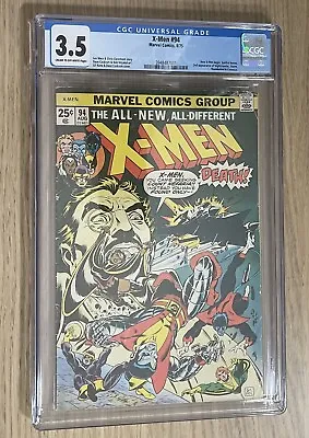 Buy Uncanny X-Men #94 CGC 3.5 Marvel August 1975 New X-Men Begin • 295.78£