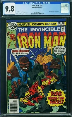 Buy IRON MAN 88 CGC 9.8 WP Rare 1of12 BLOOD BROTHERS New CASE Bronze Age MARVEL 1976 • 534.65£