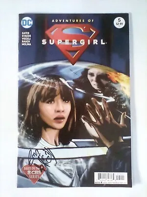 Buy Adventures Of Super Girl #5 - SIGNED & Remarked By Emma Vieceli (Inker. 2016🔥!) • 1.99£