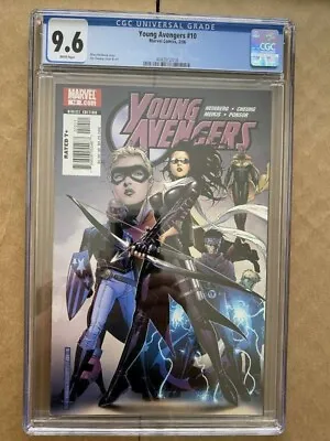 Buy Young Avengers #10 Cgc 9.6 Hawkeye Cover Kate Bishop 1st Tommy Shepherd As Speed • 199.99£