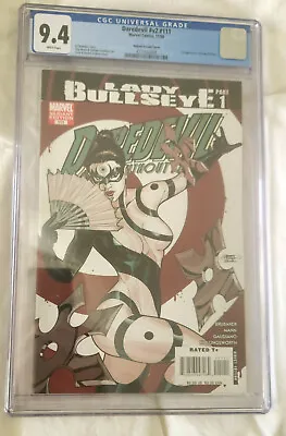 Buy DAREDEVIL #111 CGC 9..4 DODSON VARIANT WHITE Pages 1ST LADY BULLSEYE 2008 MCU • 51.33£