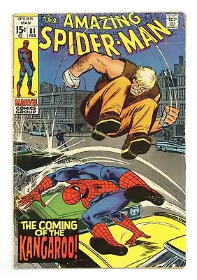 Buy Amazing Spider-Man #81 GD/VG 3.0 1970 • 31.66£