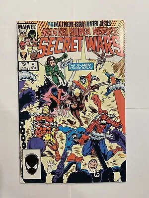Buy Marvel Super Heroes Secret Wars #5 Marvel 1984 X-Men Strike Back White Pages! • 15.07£