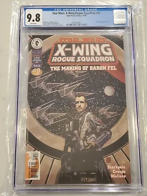 Buy Star Wars X-Wing Rogue Squadron #25 CGC 9.8 2nd Thrawn Low Census Pop 1 Of 4 9.8 • 110.81£