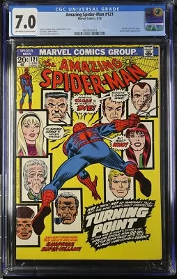 Buy Amazing Spider-Man #121 Death Of Gwen Stacy CGC Graded 7.0 • 379.49£