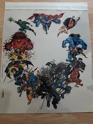 Buy DC Comics 3 Part Cel Garcia Lopez 1993 Flash Wonder Woman Robin Green Lantern • 315.81£