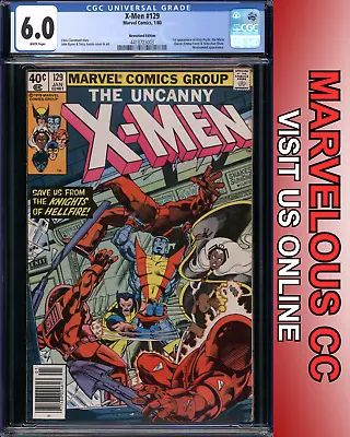 Buy 1980 Marvel Uncanny X-Men #129 White Pages | 1st Kitty Pryde | Newsstand CGC 6.0 • 102.11£