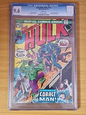 Buy Incredible Hulk #173 - Marvel 1974 Bronze Age Issue - CGC 9.6 - (Cobalt Man) • 100£