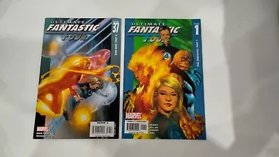Buy Ultimate Fantastic Four #1 & #37 Marvel Comics 2004 & 2007 • 7.50£