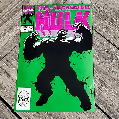 Buy Marvel Comics INCREDIBLE HULK (VOL 1) # 377 PROFESSOR HULK 1ST APP  1991 • 11.57£