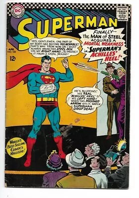 Buy Superman #185, 1966 Dc Comics, Gd/vg Condition • 15.99£