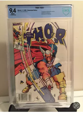 Buy Thor 337 CBCS 9.4 First Beta Ray Bill Newsstand • 271.05£