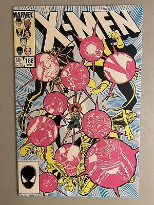 Buy Uncanny X-Men 188, NM- 9.2, Marvel 1984, John Romita Jr, 1st Adversary (cameo) • 10.90£