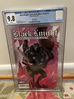 Buy Black Knight Curse Of The Ebony Blade 5 Cgc 9.8 1:25 Hans Variant • 279.83£