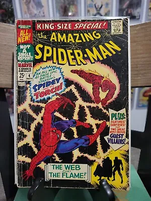 Buy Amazing Spider-Man Annual #4 (Marvel, 1967) 3rd Mysterio  GD- Detached Cover • 10.28£