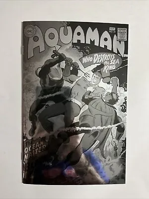 Buy Aquaman #35 (2023) 9.4 NM DC Whatnot Silver Foil LTD 500 1st Black Manta Variant • 35.49£