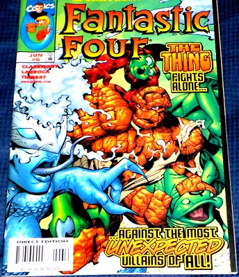 Buy Fantastic Four Vol. 3 No.6 The Thing Fights Alone  - June 1998 • 4.99£