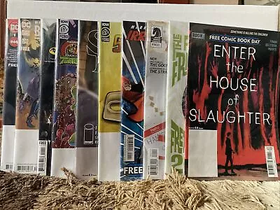 Buy Free Comic Book Day & Batman -(10 Comics)-(Stray Dogs,House Of Slaughter + More) • 8£