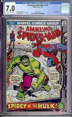 Buy Amazing Spider-Man #119 (Marvel, 1973) CGC 7.0 • 140.11£