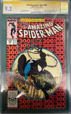 Buy Amazing Spider-man  #300  Cgc Ss 9.2 White Pages (signed By Mcfarlane) 1st Venom • 1,000£