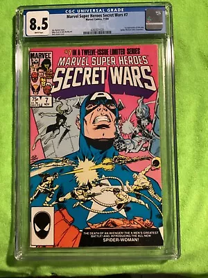 Buy Marvel Super-Heroes Secret Wars #7 (Nov 1984) CGC 8.5 - 1st New Spider-Woman • 59.16£