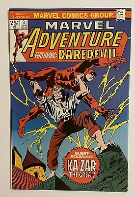 Buy Marvel Adventures #3. April 1976. Marvel. Fn/vf. Daredevil! Ka-zar! Plunderer! • 10£