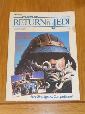 Buy Star Wars Return Of The Jedi #63 September 31 1984 British Weekly Comic< • 5.99£