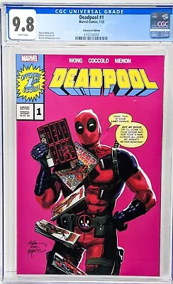 Buy Marvel Deadpool #1 Rafael Albuquerque Cover CGC Universal Grade 9.8 NM/Mint • 68£
