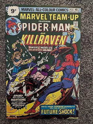 Buy Marvel Team Up 45. Marvel 1976. Spider-man, Killraven. Combined Postage • 2.49£