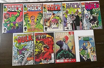 Buy Incredible Hulk Comic Lot 9 Marvel Comics - Bags And Boards 1 Ashcan • 7.23£