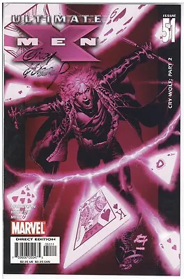 Buy Ultimate X-Men 51 NM SIGNED Andy Kubert Gambit Written Brian K. Vaughn 2004 • 24.01£