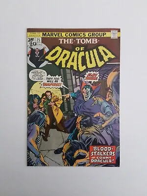 Buy Tomb Of Dracula 25, (Marvel, Oct 1974), FN+, (6.5), 1st Appearance Hannibal King • 51.63£