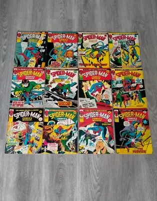 Buy X12 SpiderMan Marvel 1975 Comic Bundle 112 114 115 116 117 118 119 120 121 122 + • 27.50£