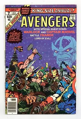 Buy Avengers Annual #7 VG+ 4.5 1977 1st App. Space Gem, Mind Gem, Reality Gem • 18.97£