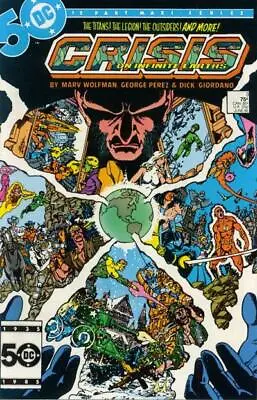 Buy CRISIS ON INFINITE EARTHS #3 VG, Perez, Direct, DC Comics 1985 Stock Image • 2.37£