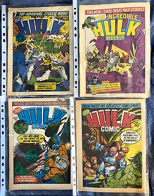 Buy 4 X Stan Lee Presents... HULK Comics From 1979/1980: #16, 18, 29 & 54 • 2.32£