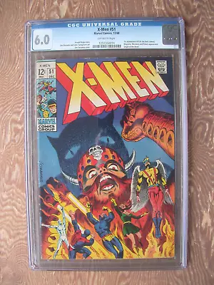 Buy X-Men   #51   CGC 6.0   1st Appearance Of Erik The Red   Steranko Cover/art • 159.90£