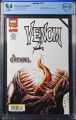 Buy Venom #19 CBCS 9.4  Prints Venom #3 & Venom First Host #1 In Italian - 1st Knull • 51.20£